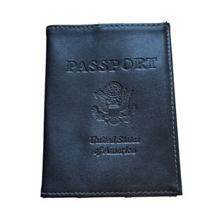 Black Passport Holder Protector